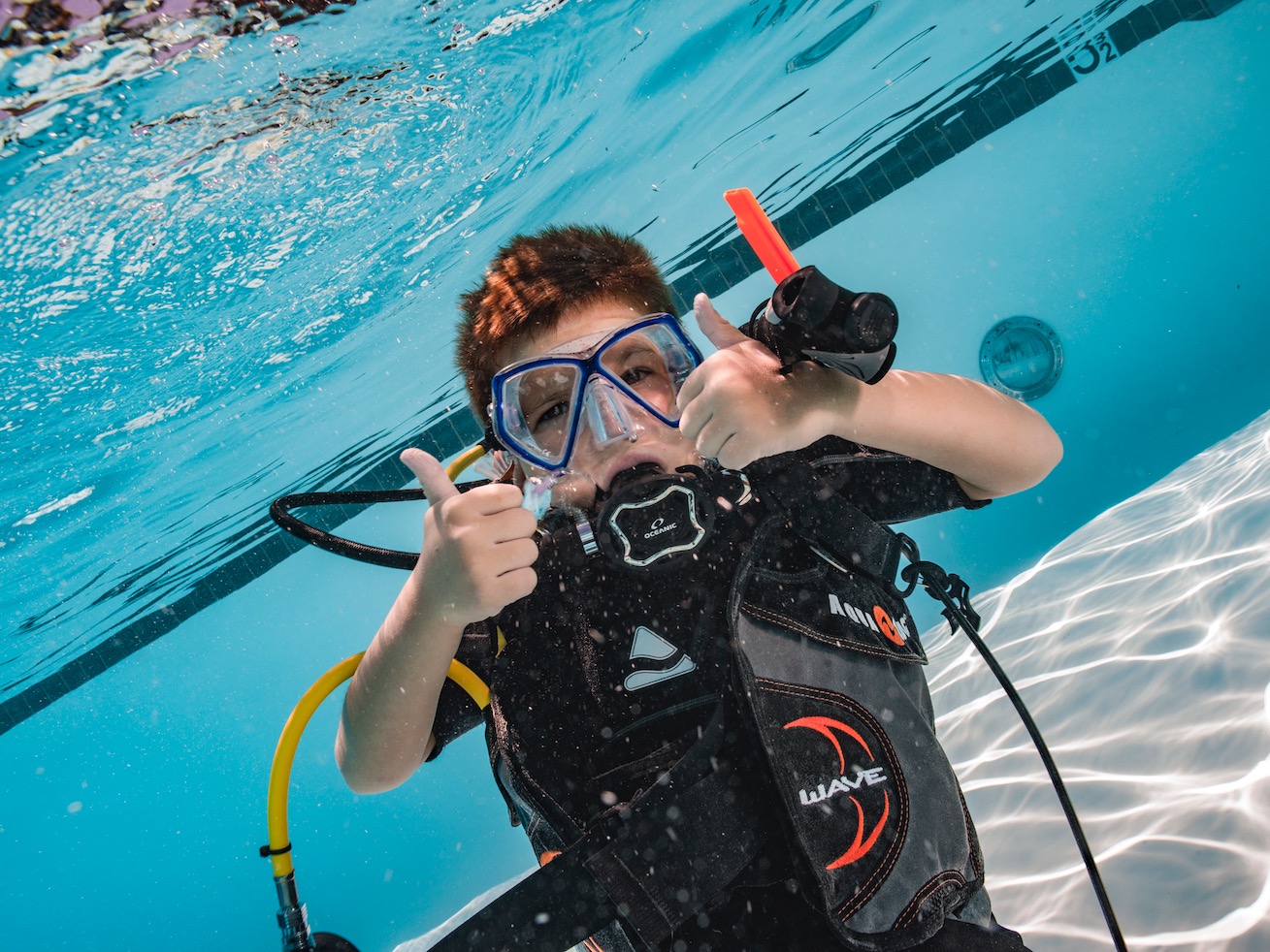 diving for kids thailand